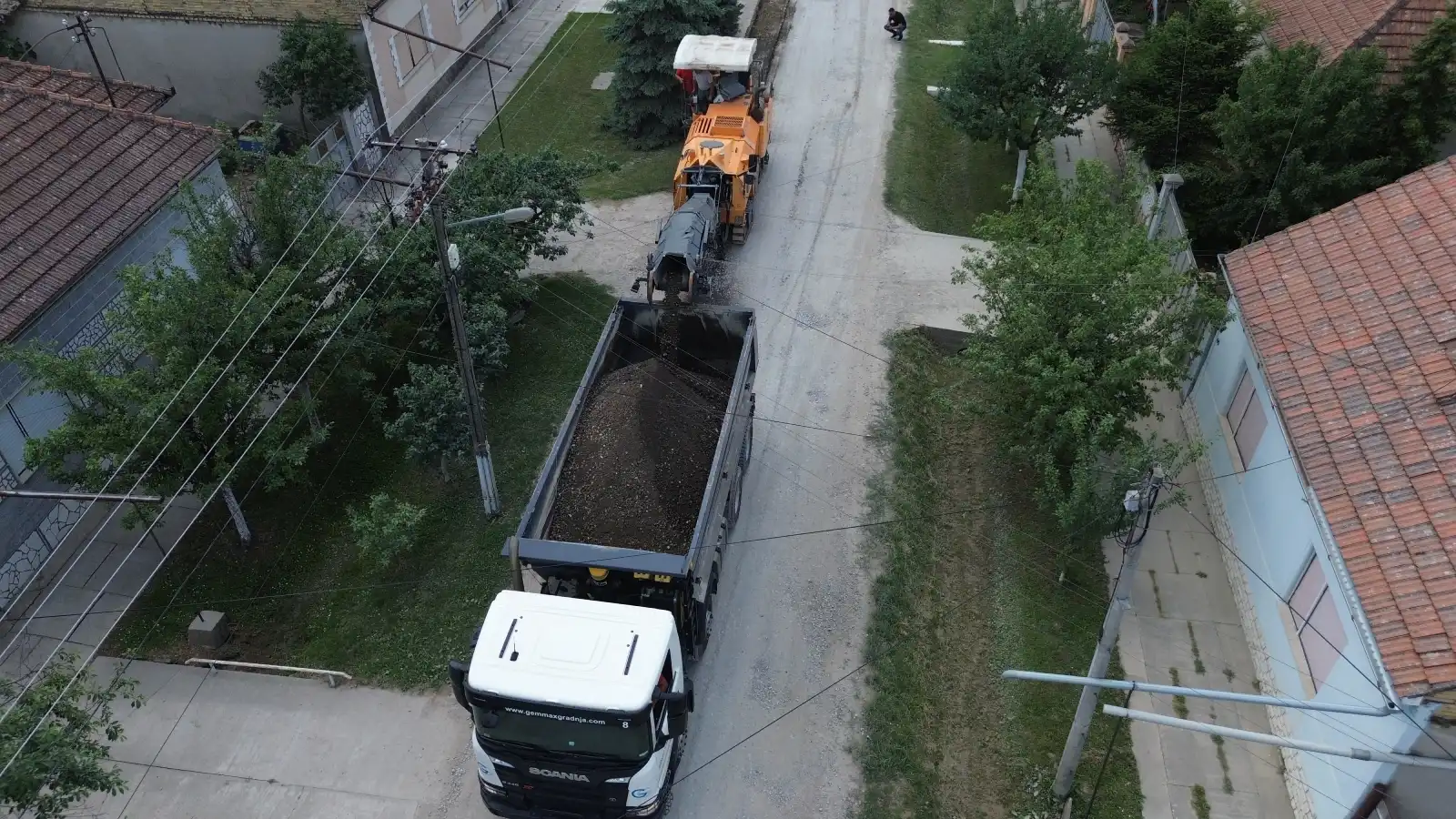 Masarikova ulica Kisač — priprema podloge i izvođenje radova